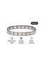 Italian Charm Bracelet Stainless Steel Silver Unisex Bracelet (Adjustable)