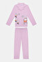 Cotton Girls' Volleybunny Off-White Button Shirt Pajamas Set