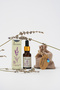 Meditation Duo | Lavender Oil 20 ml and Burgundy Patterned Incense Burner | 100% Natural - 3