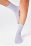 Bamboo Women's Elasticless Lilac Socket Seamless Premium Socks 3 Pack Non-Squeezing Socks/No Marks - 5