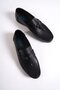 Genuine Leather Srg222S Men's Loafer with Inner and Outer Staple Detail and Tassels - 3