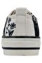 Women's Vegan White Sneakers - Line of Rabbits Design - 8
