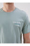 Nevavm Men's T-Shirt with Oval Collar and Printed Design - 3