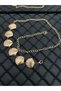 Women's Waist Chain Chain Belt Women's Belt with Gold/Mussel Accessories - 2