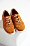 Genuine Leather 2001-Hrd Suede Mustard Thin Sole Lace-Up Men's Loafer & Casual Shoes - 3
