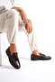 Genuine Leather Mbd100-K Brown Men's Loafer & Casual Shoes - 2