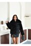 Women's Premium Fur Coat with Shoulder Detail - 8
