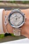Original Silver Color Women's Wristwatch - with Bracelet Gift - 2 Years Warranty - 3