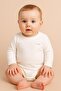 Baby Body Organic Cotton Long Sleeve Basic Nature Zıbın 4-Pack
