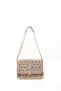 Monogram Printed Mink Shk127 Faux Leather Interior Zipper Pocket Snap Closure Hand, Arm and Shoulder Bag