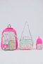 Cat Korean Style 3-Piece Girls' School Bag Set - Primary School Bag with Pen Holder and Thermal Nutrition - 2