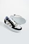 White Black Casual Women's Sneakers - 7
