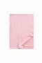 Multi-Purpose Cotton Baby Cover and Washcloth Set 100X100 cm Pink Leaves - 2