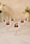 6-Piece Crystal Glass Coffee Cup Cherry Glass Cherry 75ml - 3