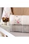 Vega Pure Cotton Cotton Hamam Set Cream Mink - 2