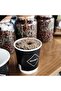 Cardboard Cups Black Espresso Cups Shot 4 oz 118 ml 50 Pieces Mini Size - 2