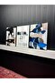 Digital Printed Metal Framed Glass 3-Piece Decorative Table - Trinity - 2
