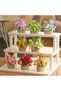 Mint & Green Bouquet Mini Spring Basket – DIY 3D Puzzle Block Set |   206 Piece Decorative Flower Basket - 8