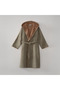 Muna Men's Bathrobe 100% Organic Cotton Inject Green-Terra