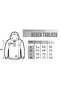 Hooded Unprinted Plain Oversize Hoodie Sweatshirt with 3 Threaded Strands - 3