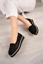 Women's Black Niko Knitted Ballerinas
