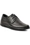 2666 Men's Khaki Leather Comfort Shoes - 3