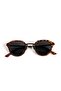 Bumble Unisex Black Leopard Metal Luxury Sunglasses