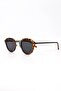 Bumble Unisex Black Leopard Metal Luxury Sunglasses - 2