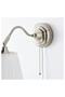 Wall Lamp White-Nickel Plated Meridyendukkan 38 cm Fabric Lampshade - 4
