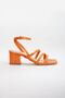 Eliz Short Heeled Shoes Orange - 5