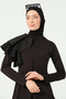 Seri̇na Volan Sleeved Tetture Swimsuit - 2