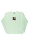 Lenithra Starry Night Front and Back Printed Unisex Oversize White Sweatshirt - 3