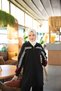 Women's Hijab Sportswear Tracksuit Set with Zipper & Bottom Top Set - 5