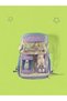 School Bag with Transparent Compartment and Rabbit Figure - 3