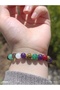 Colorful Quartz Natural Stone Women's and Men's Bracelet - 3