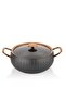 Festa Granite Cookware Set 7 Pieces-Smoked - 5