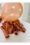 10 Rose Gold Metallic Pearlescent Balloons - 2