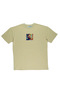 Lenithra Starry Night Back Printed Unisex Oversize Beige T-Shirt - 3