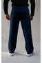 Unisex Navy Blue 2Ip Knitted Fabric Relaxed Fit Sports Baggy Leg Sweatpants - 3