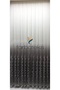 Gray Skirt Edge Daisy Patterned Color Gradient 2 Layer Pleated Tulle Curtain