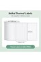 Thermal Labels for PM220 Label Maker, 2'' x 1.18'' (50x30mm) Thermal Sticker Label, Waterproof - 3