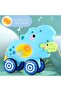 Pull String Animal Car Toy - 3