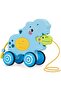 Pull String Animal Car Toy - 2