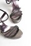Stylish Stone Women's Evening Shoes and Bag Combination - 4