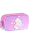 Kids 3 Compartment Pencil Bag (Fancy Summer)Krn-L8245