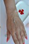 Zircon Stone Letter Shahmeran Bracelet - 4