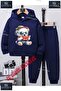 Children's Unisex "Ayick White Watermelon" Special Printed Hooded Tracksuit Set