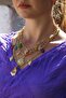3 Piece Chain Design Necklace with Colorful Objects