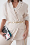 Women's Gold Seashell and Starfish Design Chain Belt - 5