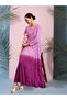 Hand Embroidered Chikankari Modal Ombre Jalabiya-AL4018 - 5